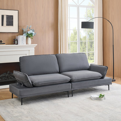 Modern Upholstered Sofa, Living Room Bedroom Apartment Small Space