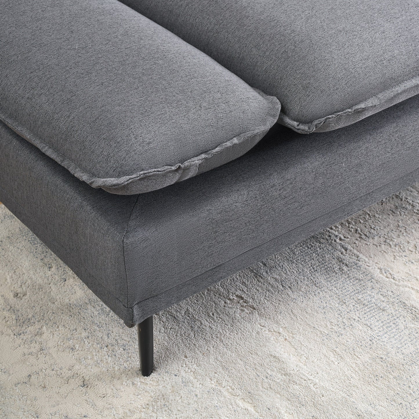 Modern Upholstered Sofa, Living Room Bedroom Apartment Small Space