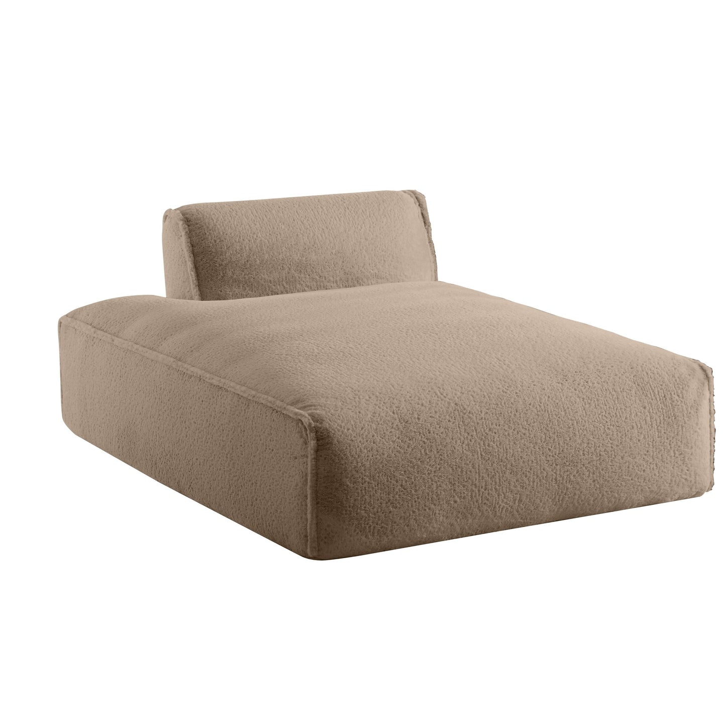 Modular 72-Inch Fully Compressed Sofa Bed with Frameless Design for Living Room, No Assembly Required