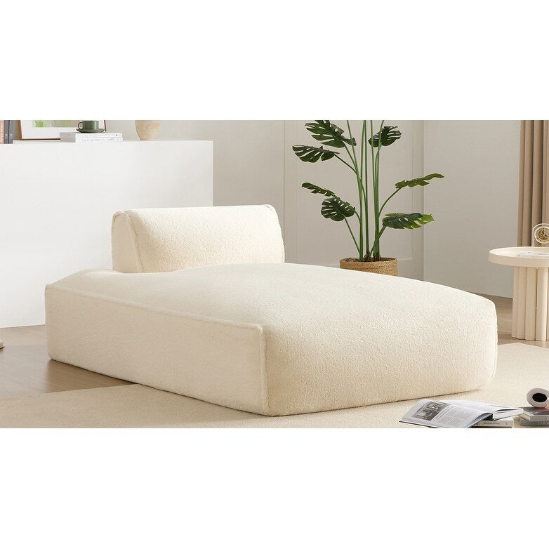 Modular 72-Inch Fully Compressed Sofa Bed with Frameless Design for Living Room, No Assembly Required
