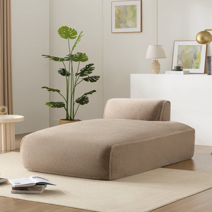 Modular 72-Inch Fully Compressed Sofa Bed with Frameless Design for Living Room, No Assembly Required