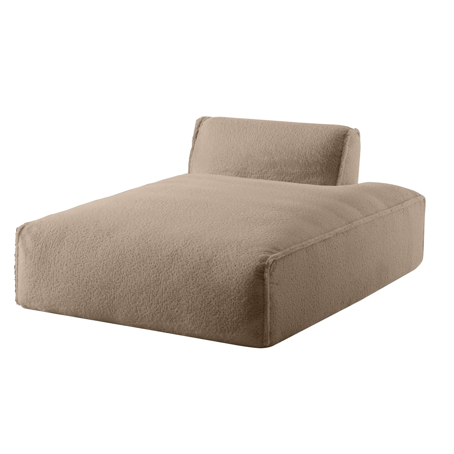 Modular 72-Inch Fully Compressed Sofa Bed with Frameless Design for Living Room, No Assembly Required