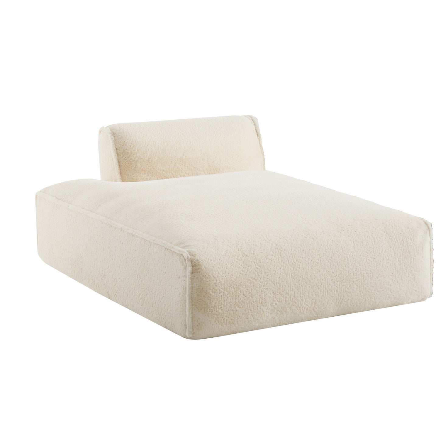 Modular 72-Inch Fully Compressed Sofa Bed with Frameless Design for Living Room, No Assembly Required