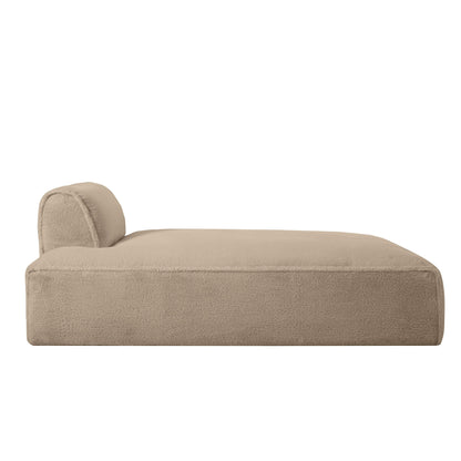 Modular 72-Inch Fully Compressed Sofa Bed with Frameless Design for Living Room, No Assembly Required