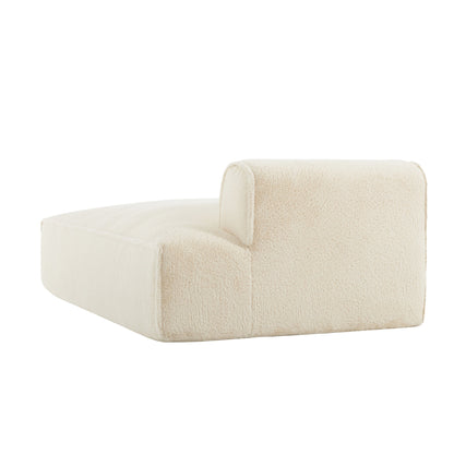 Modular 72-Inch Fully Compressed Sofa Bed with Frameless Design for Living Room, No Assembly Required