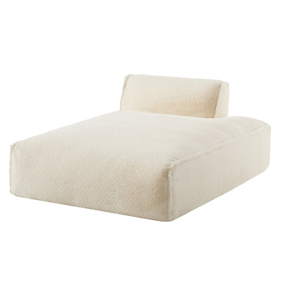 Modular 72-Inch Fully Compressed Sofa Bed with Frameless Design for Living Room, No Assembly Required