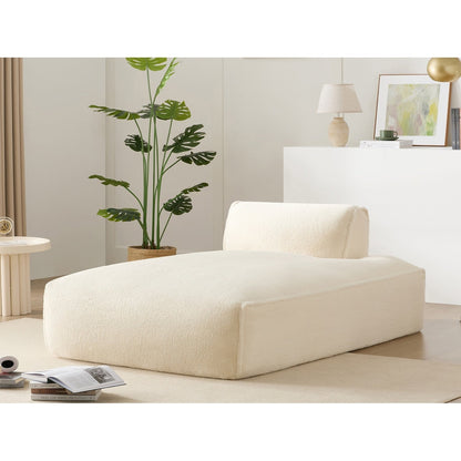Modular 72-Inch Fully Compressed Sofa Bed with Frameless Design for Living Room, No Assembly Required