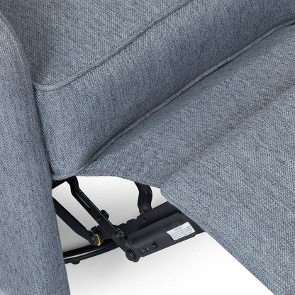 Mohaven Contemporary Tufted Wingback Swivel Recliner by Christopher Knight Home