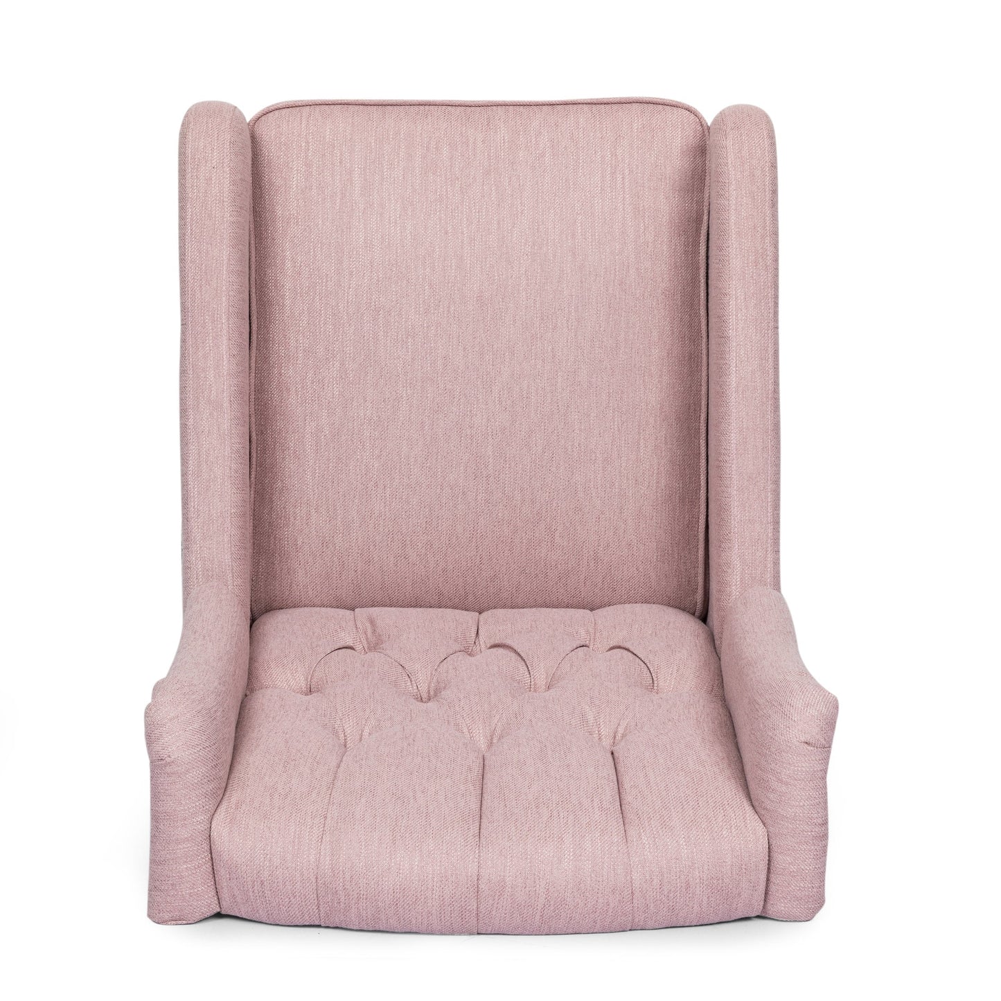 Mohaven Contemporary Tufted Wingback Swivel Recliner by Christopher Knight Home