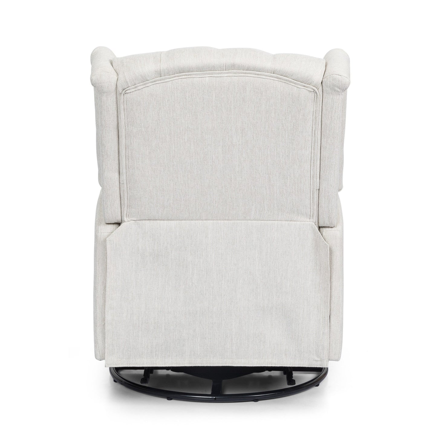 Mohaven Contemporary Tufted Wingback Swivel Recliner by Christopher Knight Home
