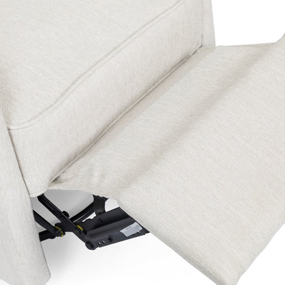 Mohaven Contemporary Tufted Wingback Swivel Recliner by Christopher Knight Home