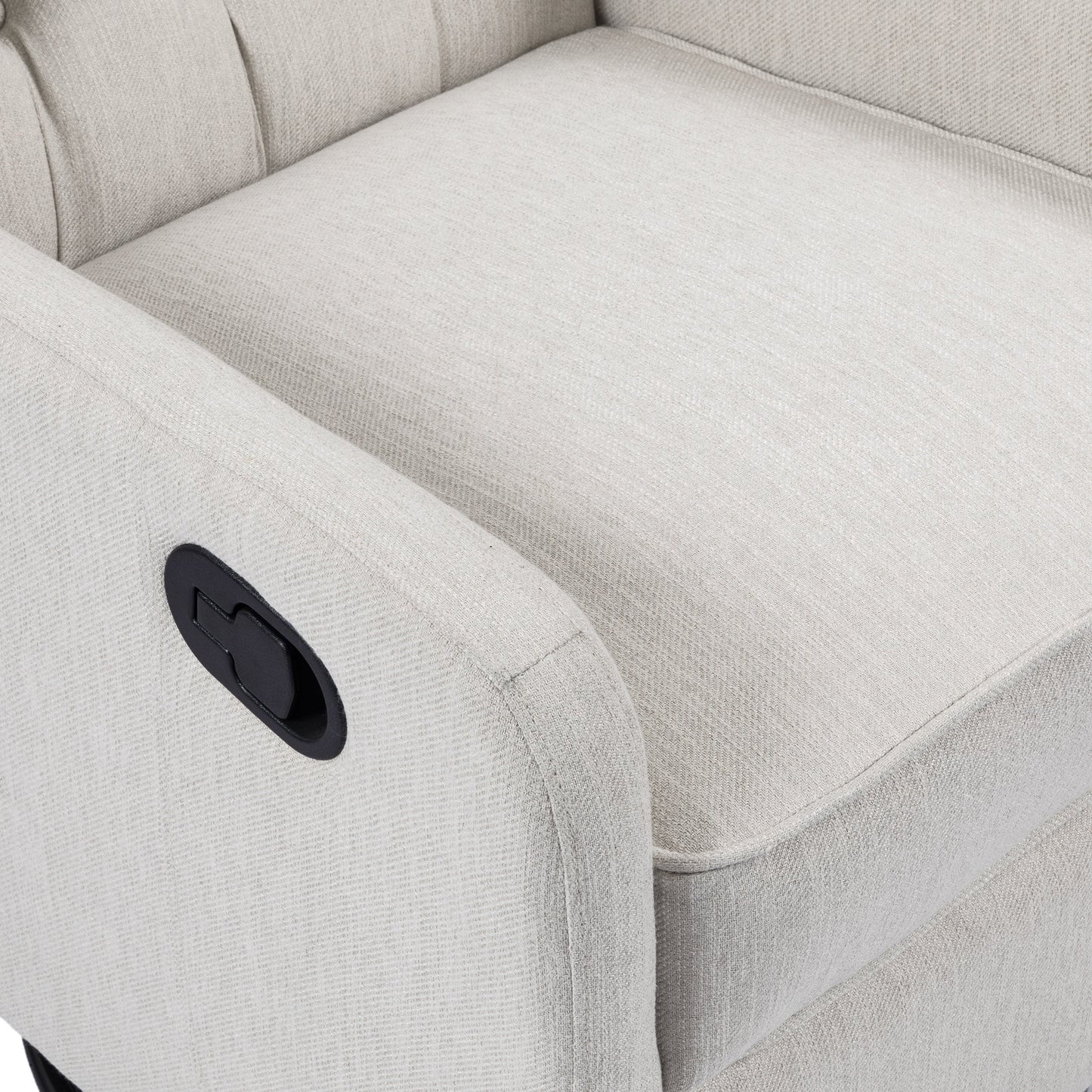 Mohaven Contemporary Tufted Wingback Swivel Recliner by Christopher Knight Home