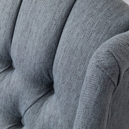 Mohaven Contemporary Tufted Wingback Swivel Recliner by Christopher Knight Home