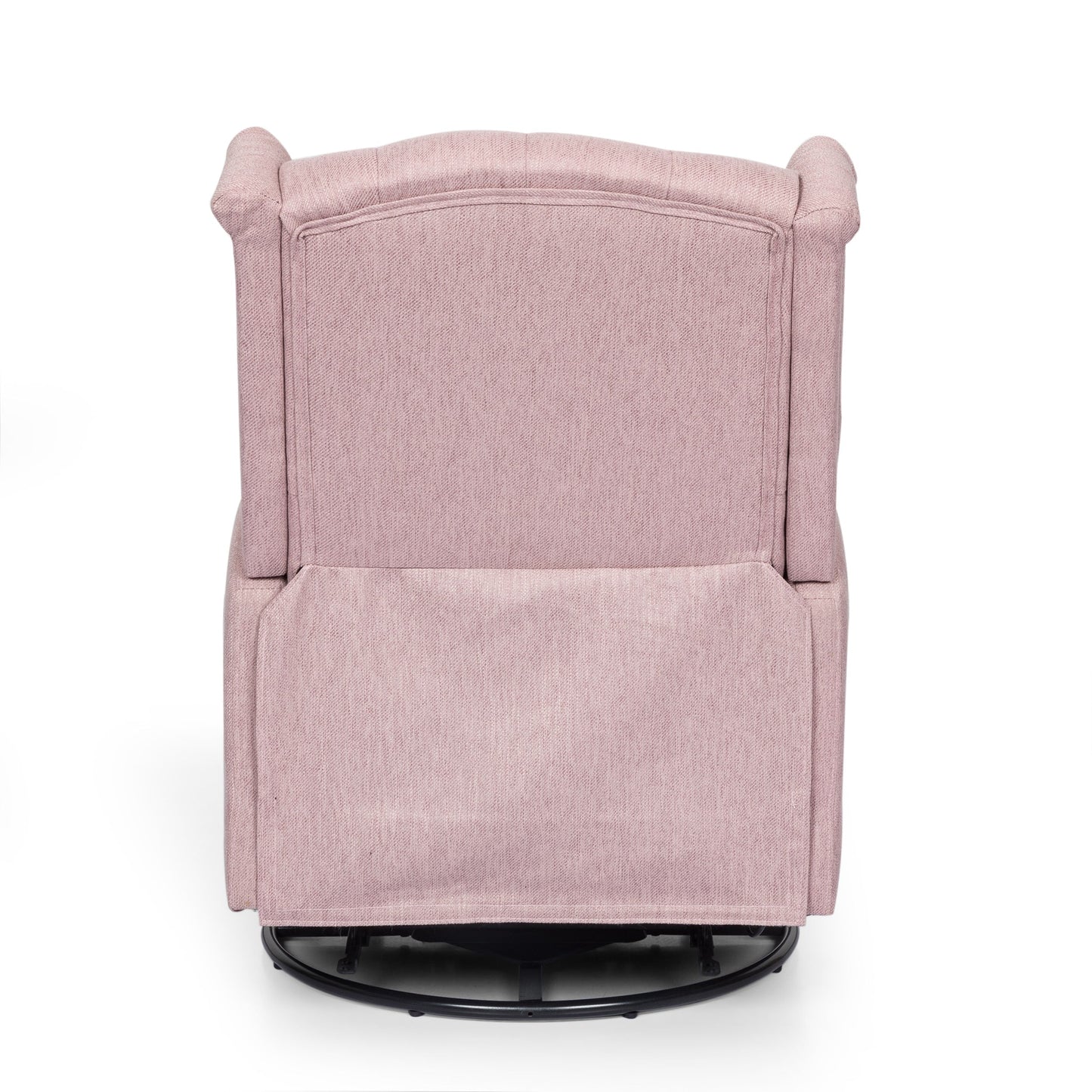 Mohaven Contemporary Tufted Wingback Swivel Recliner by Christopher Knight Home