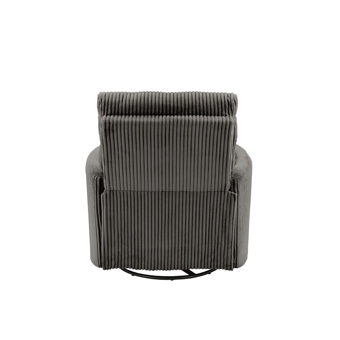 Montclair Plush Corduroy Fabric Manual Swivel Glider Recliner by iNSPIRE Q Classic