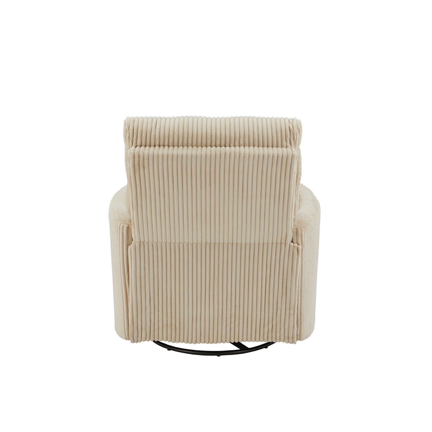 Montclair Plush Corduroy Fabric Manual Swivel Glider Recliner by iNSPIRE Q Classic