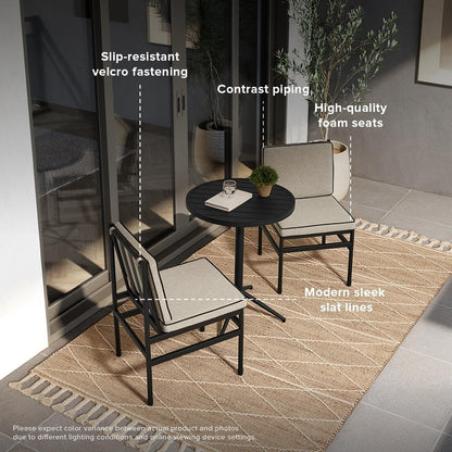 Mopio Odelia Patio Furniture, Outdoor Sectional Conversation Set