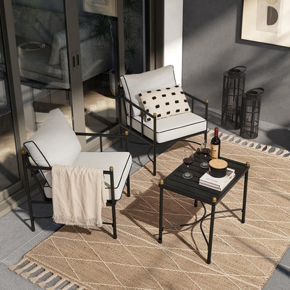 Mopio Odelia Patio Furniture, Outdoor Sectional Conversation Set