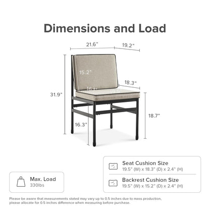 Mopio Odelia Patio Furniture, Outdoor Sectional Conversation Set