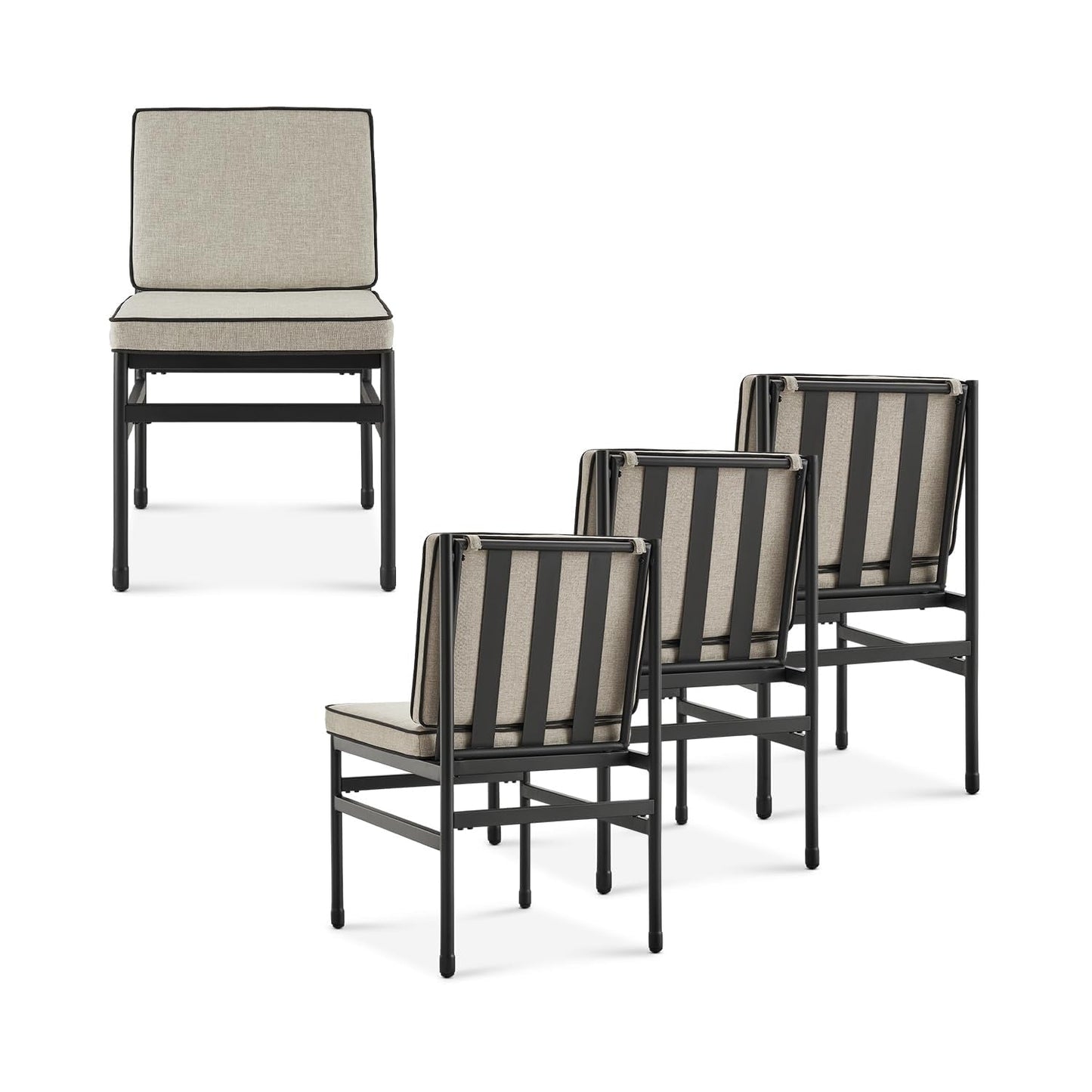 Mopio Odelia Patio Furniture, Outdoor Sectional Conversation Set