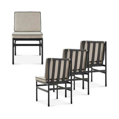 Mopio Odelia Patio Furniture, Outdoor Sectional Conversation Set