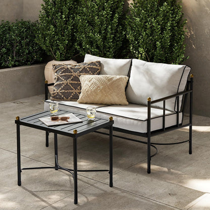 Mopio Odelia Patio Furniture, Outdoor Sectional Conversation Set