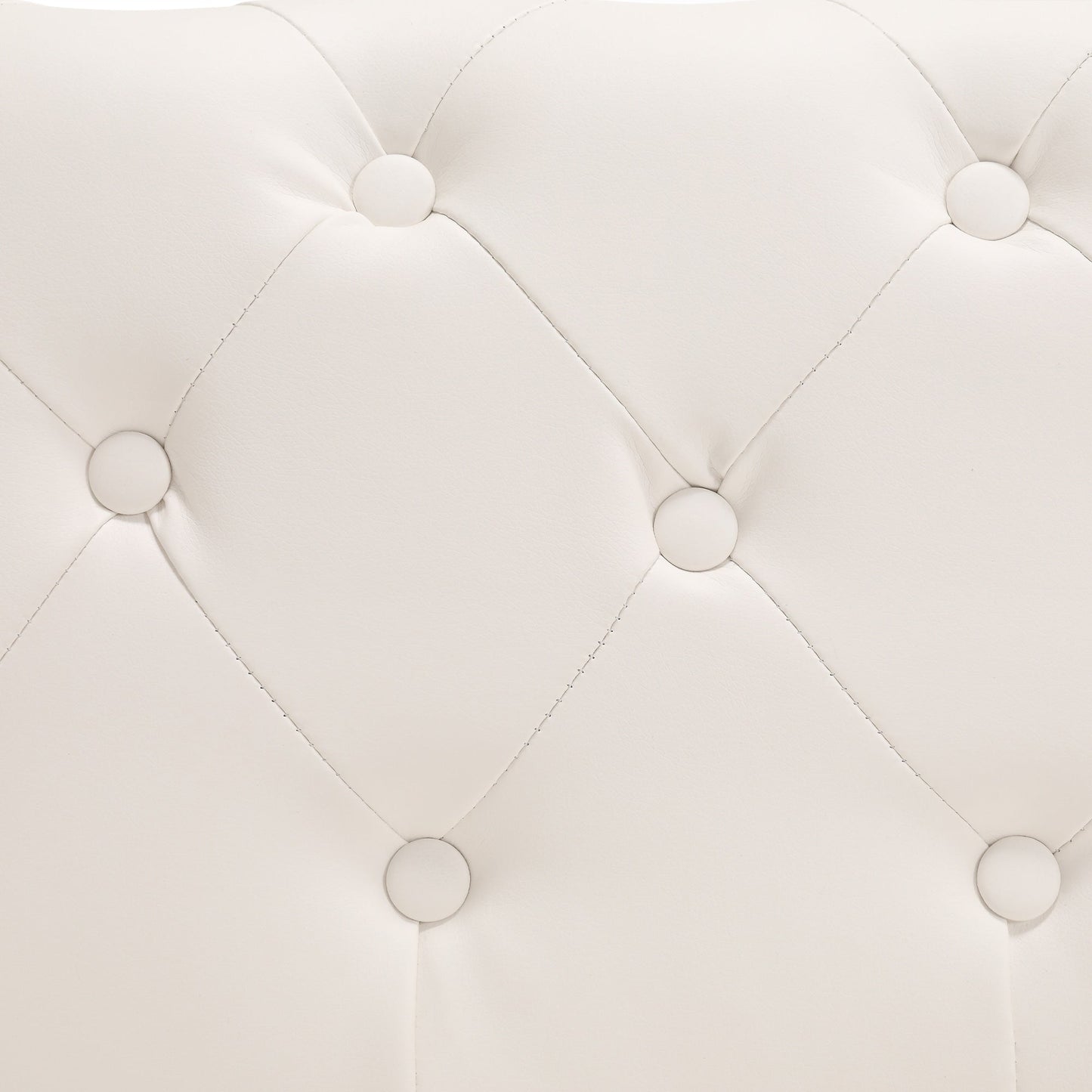 Morden Fort Modern Velvet Sofa with Button Tufted,Solid Wood Frame and Iron Legs