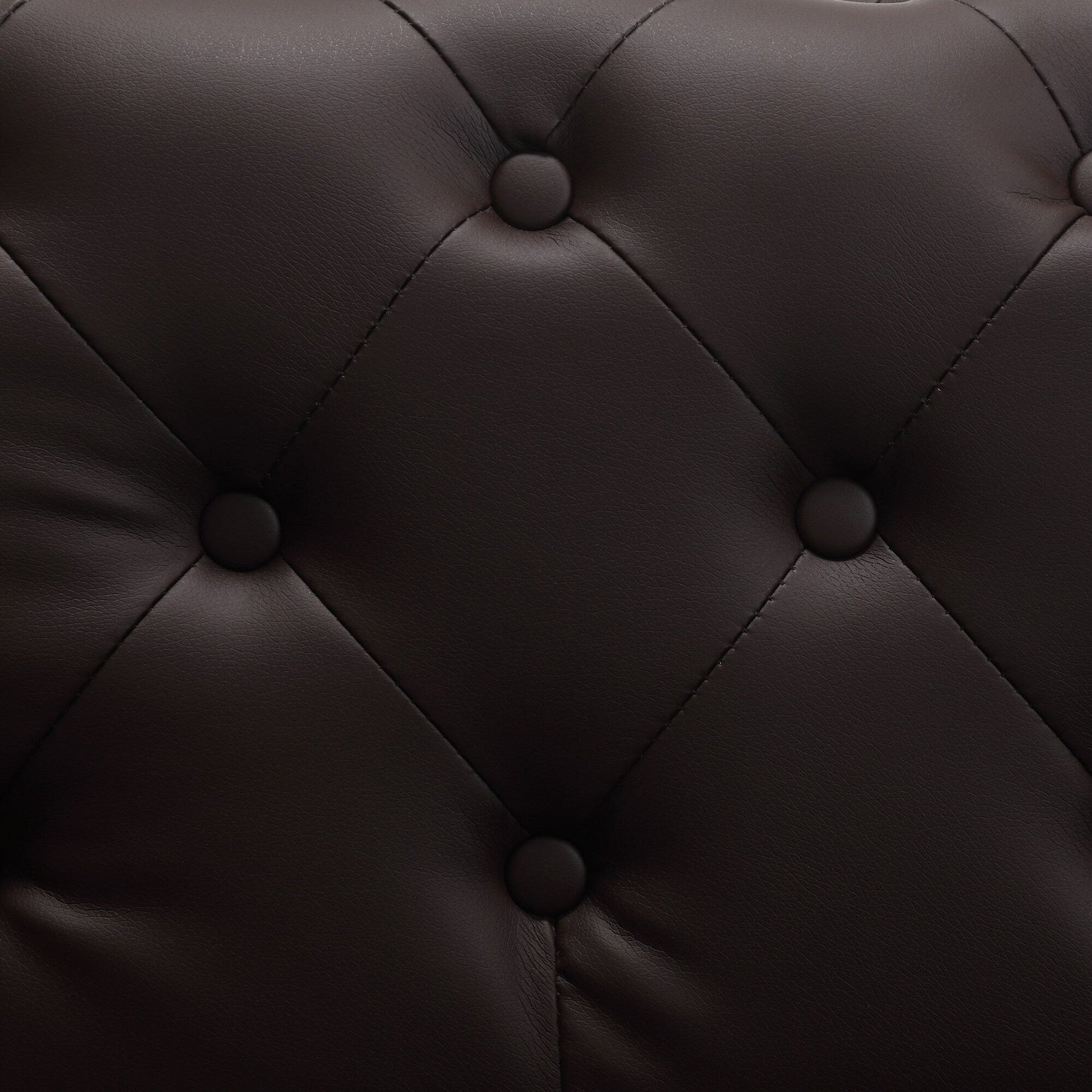 Morden Fort Modern Velvet Sofa with Button Tufted,Solid Wood Frame and Iron Legs