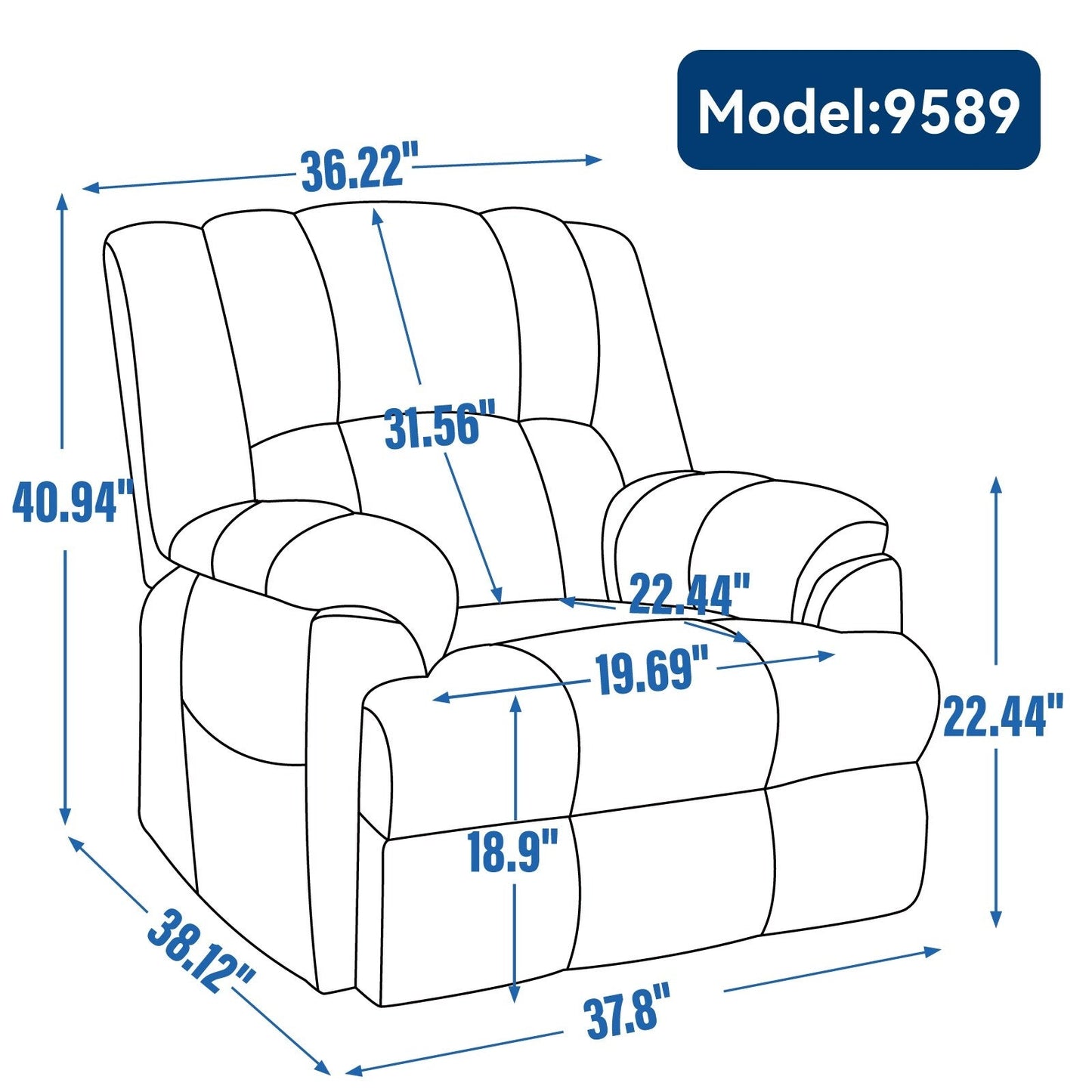Motor Heat Massage Infinite Position Up to 350 LBS Electric Power Lift Recliners with Power-Remote, Medium-firm and Heavy Duty