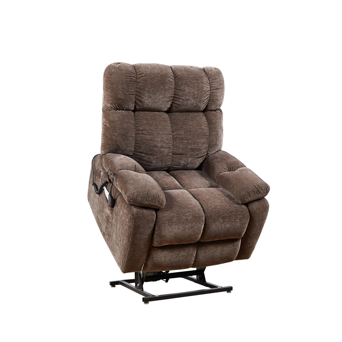 Motor Power Lift Recliner Chair for Elderly Infinite Position Lay Flat 180° Recliner with Heat Massage