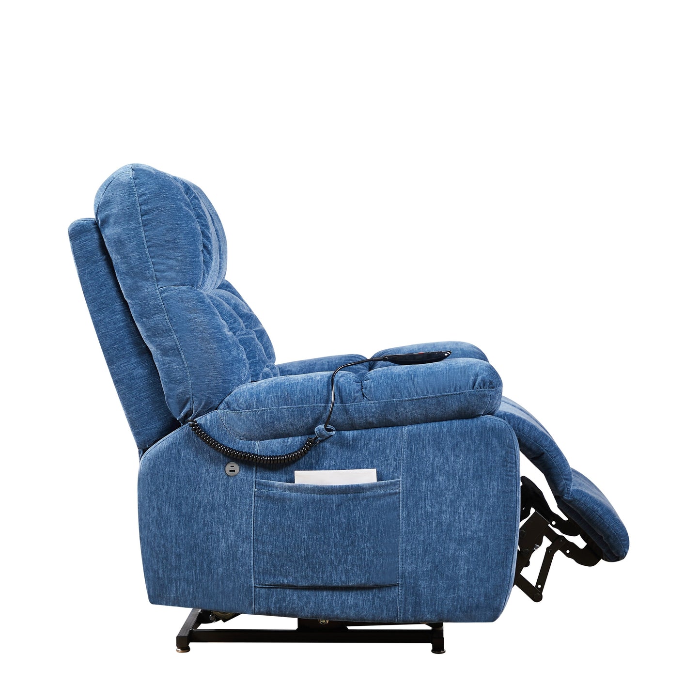 Motor Power Lift Recliner Chair with Air?Bag Massage & Lumbar Heat