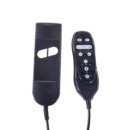 Motor Power Swivel Recliner - 240° Rotation with 8-Point Vibration Massage, Adjustable Lumbar Heat