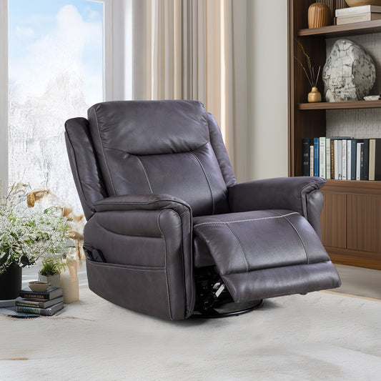 Motor Rocking and 240 Degree Swivel Single Sofa Seat recliner Chair Infinite Position