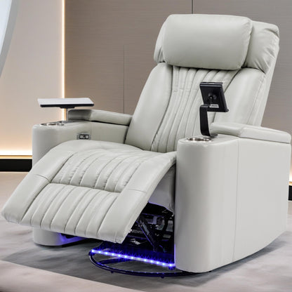 Multifunctional 270Â° Swivel Home Theater Power Recliner