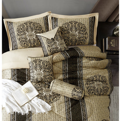 Nanshing Prince 7 Piece Elegant Medallion Comforter Set