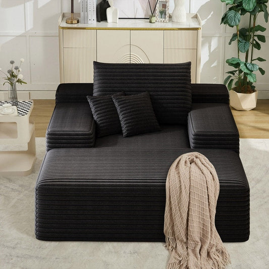 Nebula Oversized Upholstered Sofa Bed, Upholstered Sleeper Cloud Sofas Couches for Cozy Reading and Relaxation