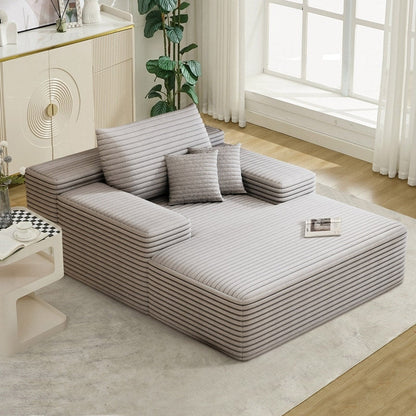 Nebula Oversized Upholstered Sofa Bed, Upholstered Sleeper Cloud Sofas Couches for Cozy Reading and Relaxation