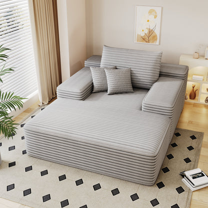 Nebula Oversized Upholstered Sofa Bed, Upholstered Sleeper Cloud Sofas Couches for Cozy Reading and Relaxation