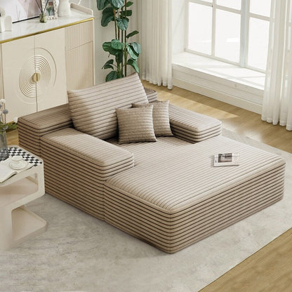 Nebula Oversized Upholstered Sofa Bed, Upholstered Sleeper Cloud Sofas Couches for Cozy Reading and Relaxation