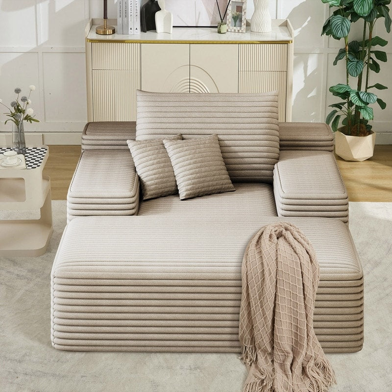 Nebula Oversized Upholstered Sofa Bed, Upholstered Sleeper Cloud Sofas Couches for Cozy Reading and Relaxation