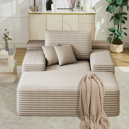 Nebula Oversized Upholstered Sofa Bed, Upholstered Sleeper Cloud Sofas Couches for Cozy Reading and Relaxation