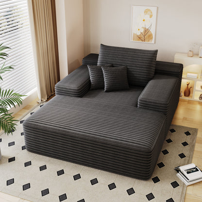 Nebula Oversized Upholstered Sofa Bed, Upholstered Sleeper Cloud Sofas Couches for Cozy Reading and Relaxation