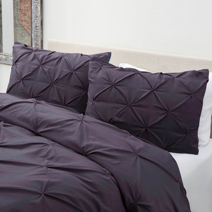 Nestl Pinch Pleat 3-piece Duvet Cover Set