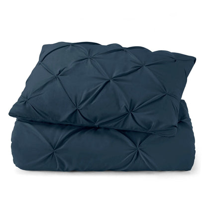 Nestl Pinch Pleat 3-piece Duvet Cover Set