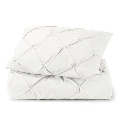 Nestl Pinch Pleat 3-piece Duvet Cover Set
