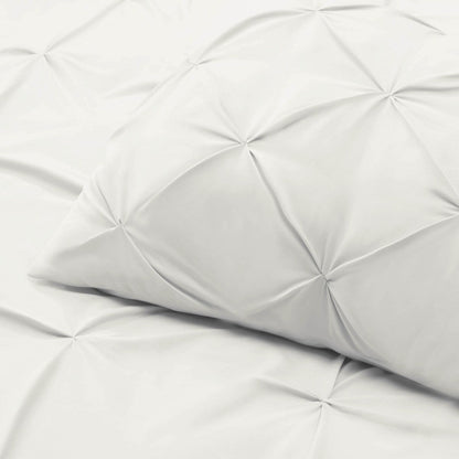 Nestl Pinch Pleat 3-piece Duvet Cover Set