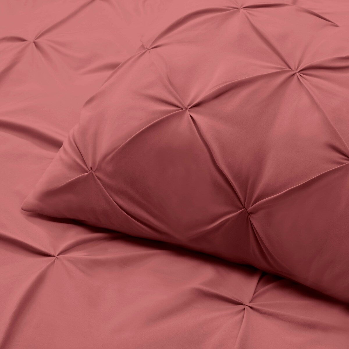 Nestl Pinch Pleat 3-piece Duvet Cover Set