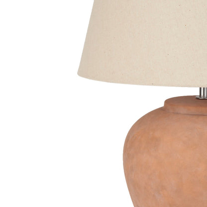 Nourison 20 Rustic Ceramic Pot Table Lamp