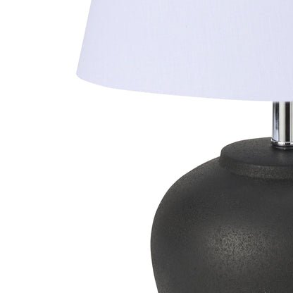 Nourison 20 Rustic Ceramic Pot Table Lamp