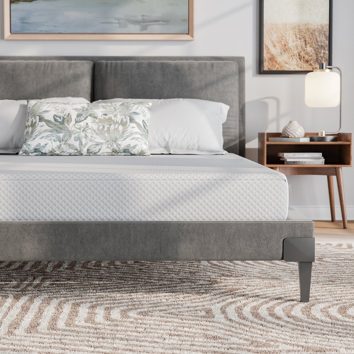 O-Sleep 6 Gel Memory Foam Mattress in a Box with CertiPUR-US and OEKO-TEX